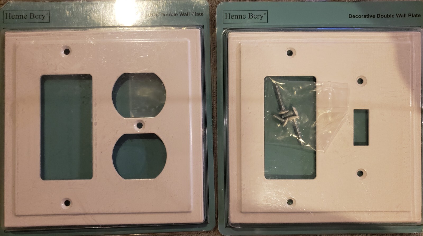 5 Gang Wall Plate ENERLITES 5-Gang Light Switch Wall Plate - Ivory Polycarbonate Toggle Switch Cover 4.88x10.39 Electrical Wall Cover