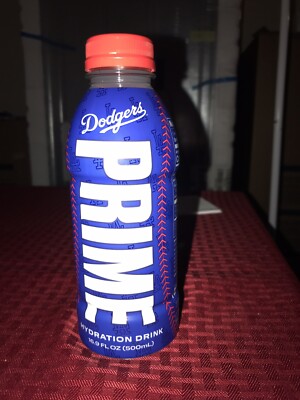 Sealed RARE Blue LA Dodgers Prime Hydration Drink 16.9 FL OZ x 1 Limited Edition