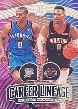 2019-20 Panini Illusions - Career Lineage Sapphire #5 Russell Westbrook /199