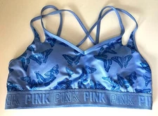 Victoria's Secret "Pink Active" Ultimate Lightly Lined Halter Top/Sports Bra