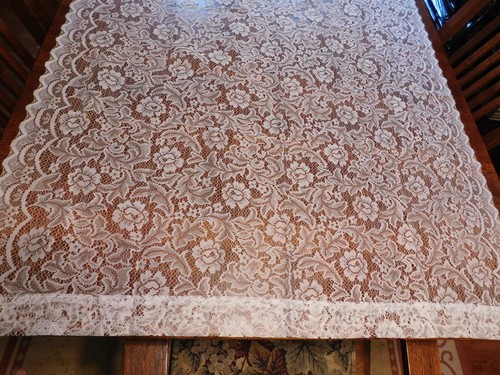 MICHELLE DESIGNABLES, 40 X 84, 1 WHITE LACE PANEL - Picture 5 of 8