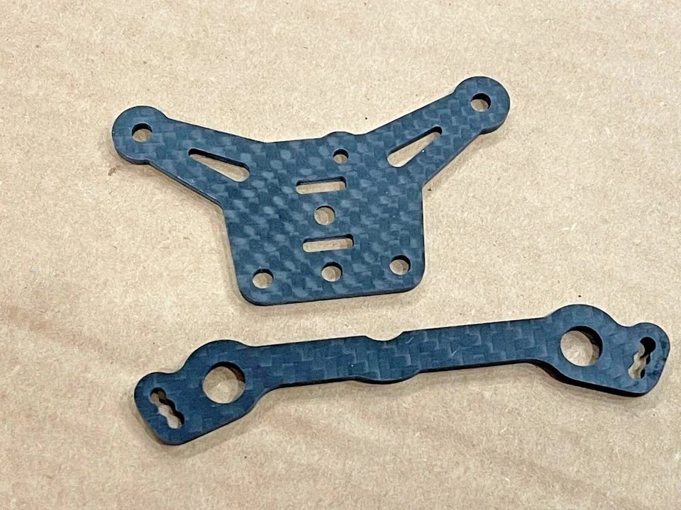 G-MAX Carbon Fiber Steering Plate Mount Front Top Brace Kyosho Inferno Neo / Neo 3.0