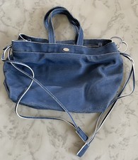 Rabeanco Genuine Leather Handbag Purse Unique Leather Blue