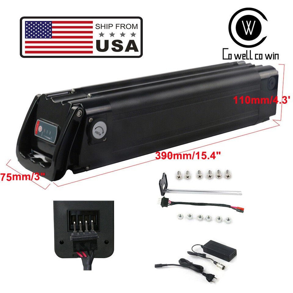 Silverfish 24V 36V 48V 10Ah 13AH Batterie Elektrofahrrad Akku 250w