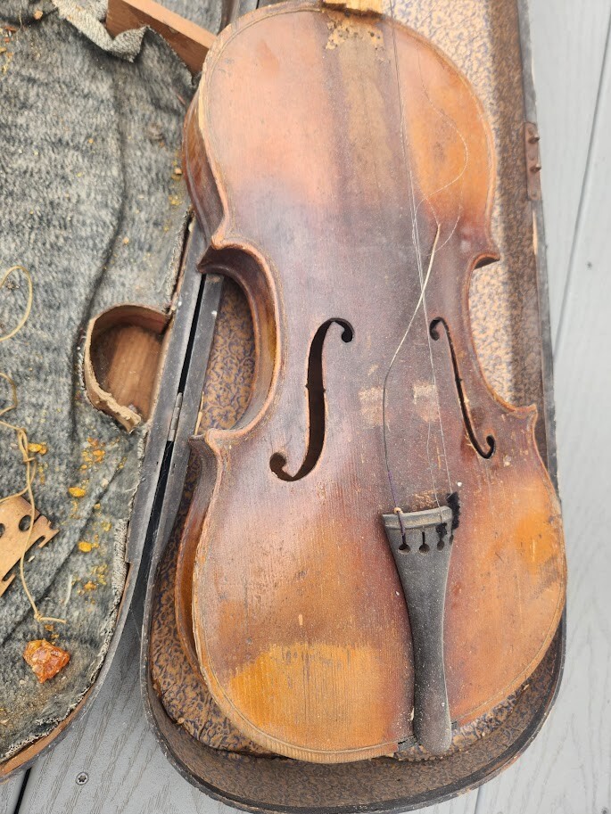 Stainer Vintage Violin, Stamped Stainer , Early 1900s Needs