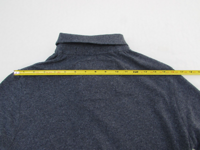 SUPERDRY Japan Athletic Polo State Shirt Men's Blue Collar Long