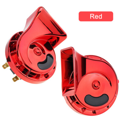 118db Super Loud Car Air Electric Snail Double Horn Universal Cars Bikes Boats