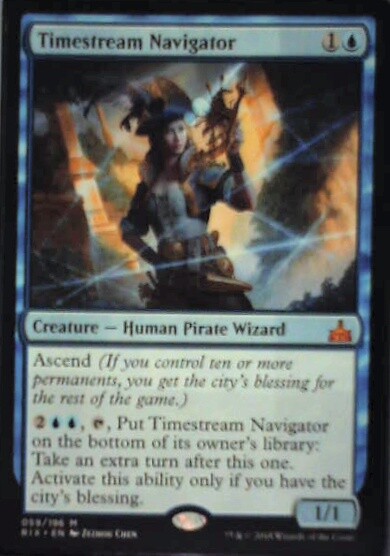 Timestream Navigator - Rivals of Ixalan: #59, Magic: The Gathering Nm R141