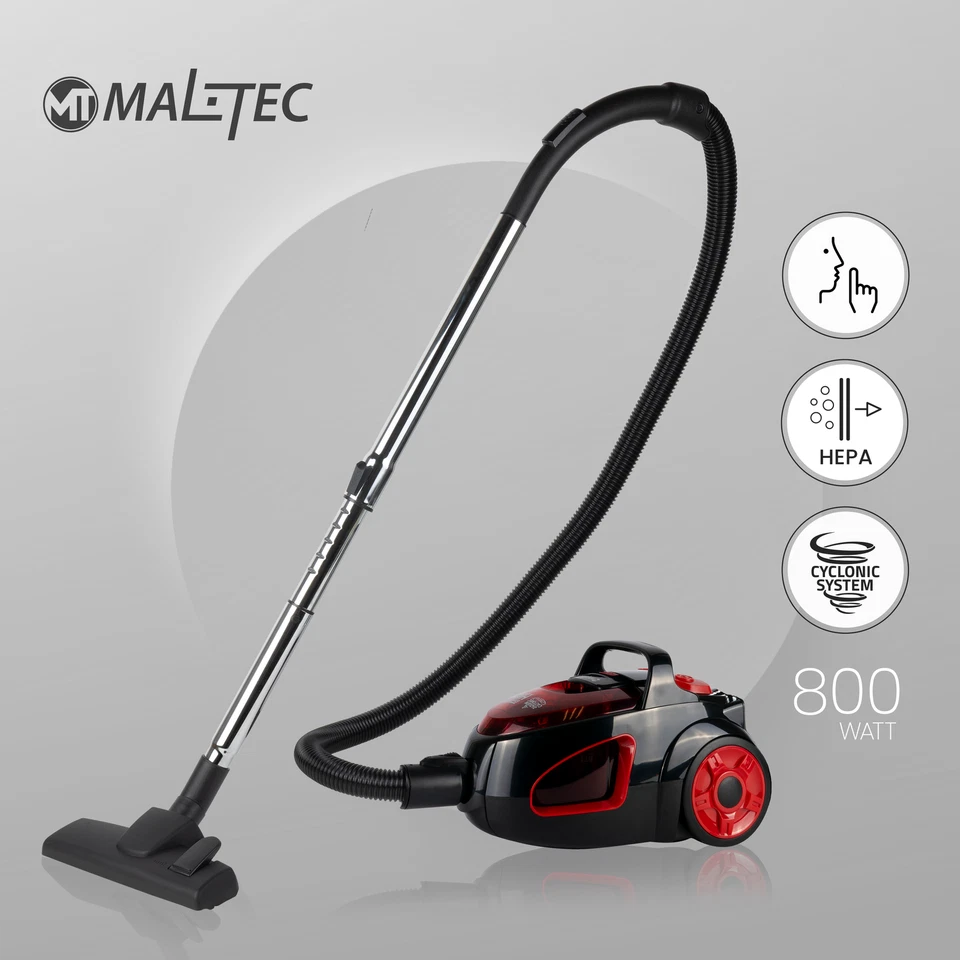 MalTec Staubsauger Turbo Cyclone 4200Wt 12-in-1 | Beutelloser Bodenstaubsauger | - Bild 2 von 4