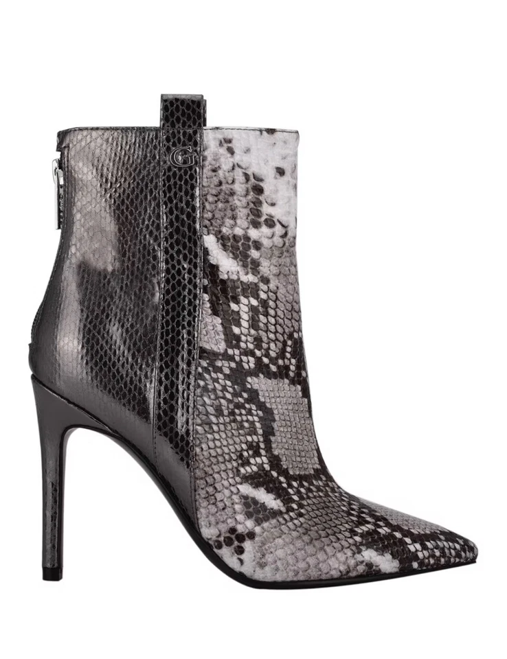Botines Guess Baize para mujer serpiente imitación cuero talla 7,5 Foto 2 de 4