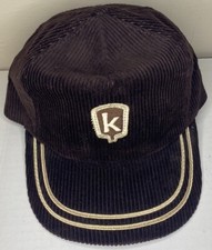 VTG Keltgen Seed Company Cap Adjustable Snapback Brown Corduroy Farm Agriculture
