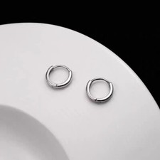 10mm Small Hoop Earrings for Women Men