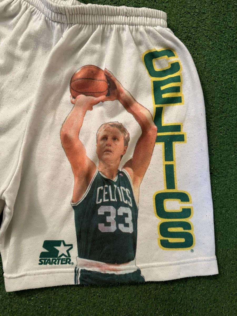 Vintage 80s Starter Larry Bird Boston Celtics Basketball Shorts Rare