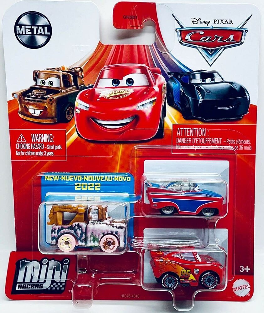 Disney Cars Mini Racers Soapy Mater Lighting McQueen Racing Wheels Ramone HFC76