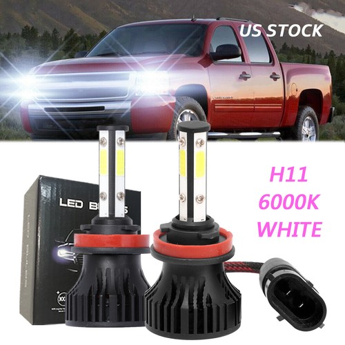 for 20072013 Chevy Silverado LOW BEAM H11/H9 LED Headlight Bulb