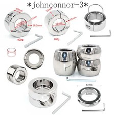 Stainless Steel Ball Stretcher Scrotum Ring Pendant Weight for Male Delay Device
