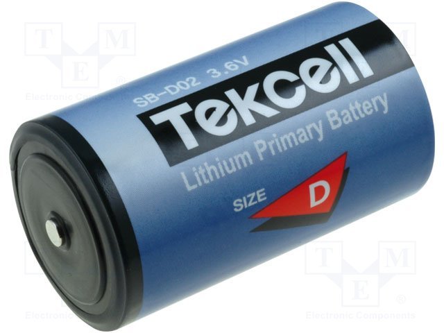 19000mAh Lithium Battery ER34615 3.6V Size D TEKCELL SB-D02