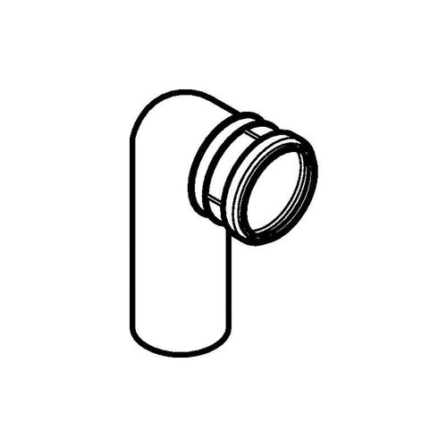 Geberit PE Anschlussbogen 90° für Wand-WC 366061161 - Bild 2 von 2