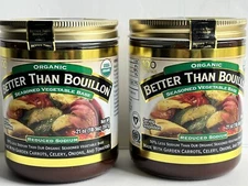 2-Better Than Bouillon Organic Seasoned Vegetable Base Reduced Sodium 21 oz Each