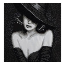 Bead Embroidery Kit Lady DIY Bead needlepoint Beadwork VDV