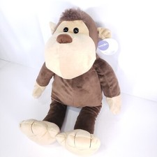 Babies R Us Large Brown Monkey Chimpanzee Ape Plush Soft Stuffed Animal Gift Toy
