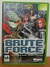 VINTAGE 2003 ORIGINAL MICROSOFT XBOX OG BRUTE FORCE COMPLETE DISC+CASE+MANUAL