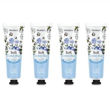 Deoproce Perfumed Hand Cream Soft Cotton Blue 50g 4Pcs - FREE SHIPPING