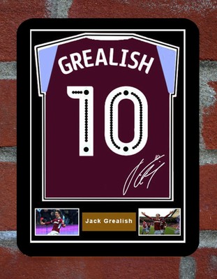 jack grealish signed shirt