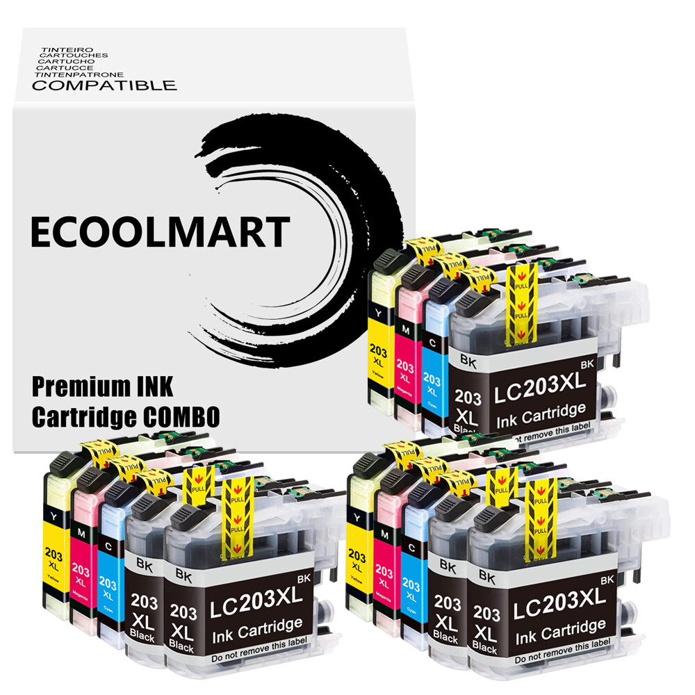 14PK Ink Cartridge fits Brother LC203 MFC-J460DW MFC-J4320DW MFC-J5720DW