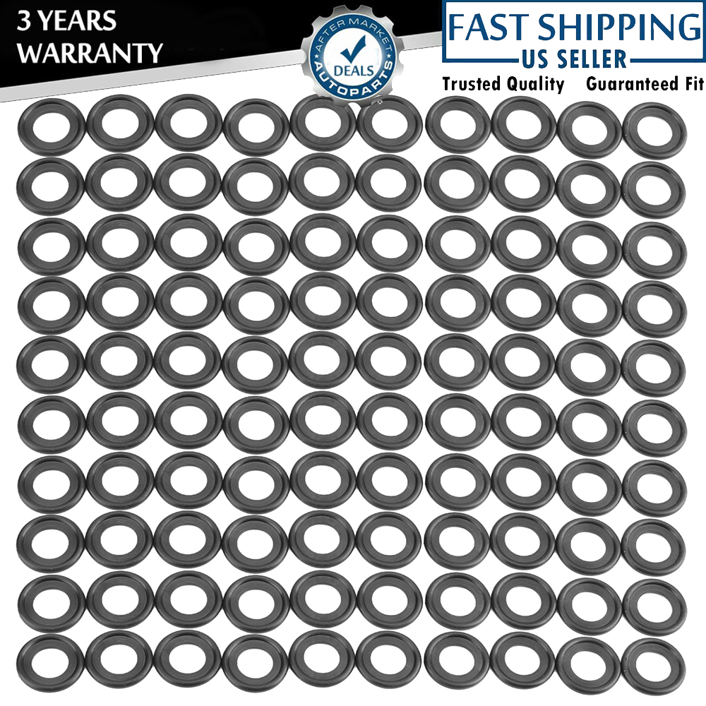100x Oil Pan Drain Plug Seal Fit GM Parts 12616850