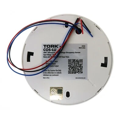 (C) TORK NSI COS-LU LOW VOLTAGE CEILING MOUNT OCCUPANCY SENSOR, 24V, 360°, WHITE