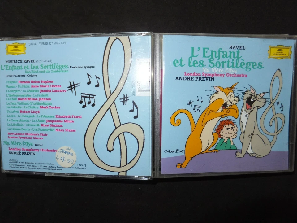 CD RAVEL / L'ENFANT ET LES SORTILEGES / PREVIN / - Photo 1/1