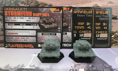 Battletech 2 Sturmfeur Tanks Battlefield Support Rifle and Command Lances