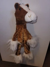 NEW ANIMALAND Unstuffed!!!  "King Clydesdale" Plush NANCO Free Shipping!! Horse