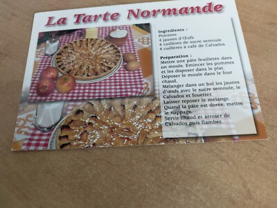postcard la recette de la tarte normande