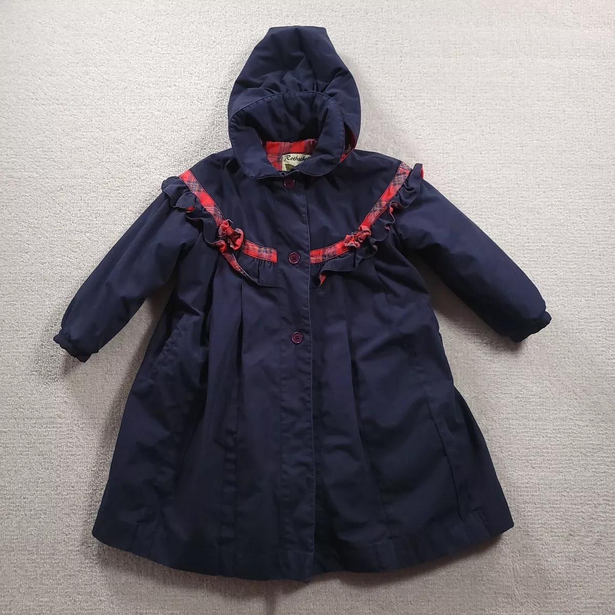 Girls navy cheap dress coat