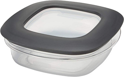 Premier Easy Find Lids 3-Cup Meal Prep and Food Storage Container, Grey |Bpa-Fre