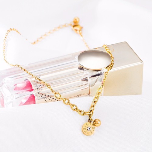 EDELSTAHL FUßKETTE DAMEN FUßKETTCHEN IN GOLD KETTE ZIRKONIA ANHÄNGER SCHMUCK NEU - Bild 2 von 5