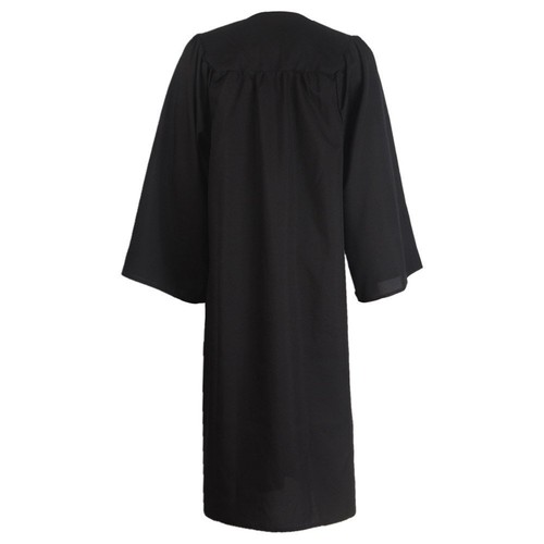 Unisex Matte Graduation Gown Choir Church Judge Robe for High School - Picture 2 of 8