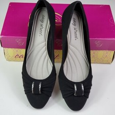 Easy Street Womens Eloise Pum Black Lamy - Women's US 6M New Suede