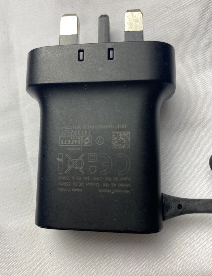 Cargador de pared original Microsoft AC-10 X USB-C para Nokia 3.1C / 3.1A / 3.4 / X30 Foto 4 de 4