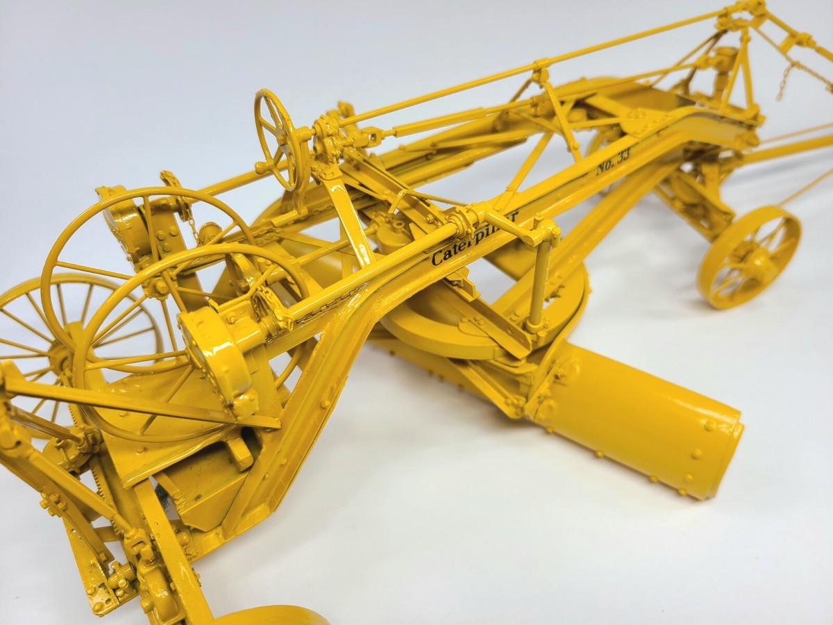 Caterpilllar Cat No. 33 Grader 7A Series Yellow Terry Rouch Brass