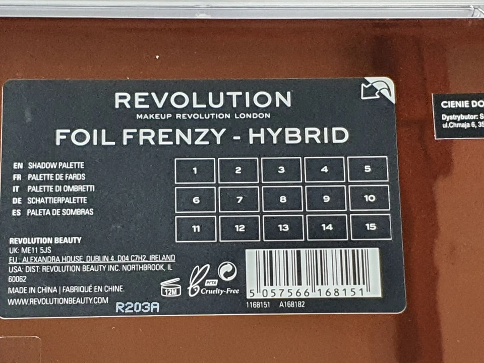 Makeup Revolution Foil Frenzy Hybrid Lidchatten Palette - Bild 3 von 4