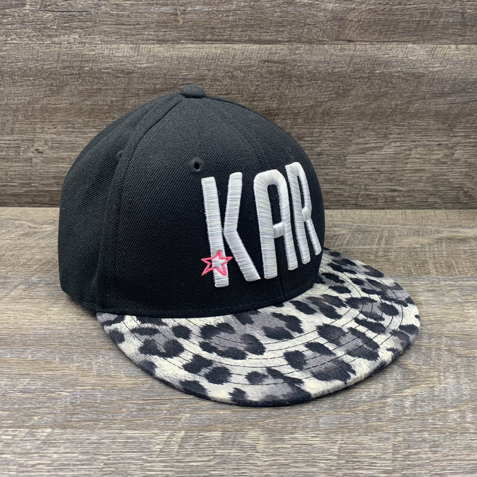 KAR Hat Ball Cap Adjustable SNAPBACK Flat Leopard… - image 1
