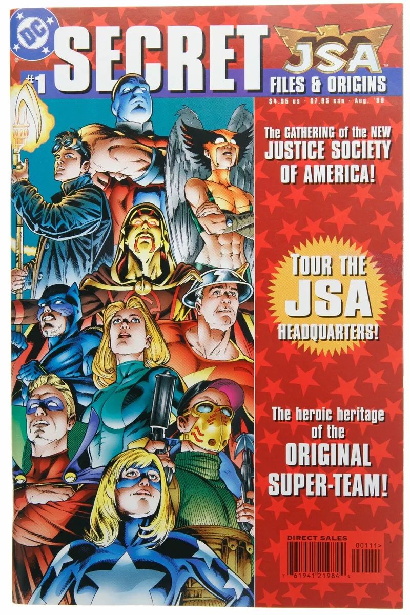 JSA Secret Files and Origins 1 NM- Hawkgirl DC Comics 1999 | eBay