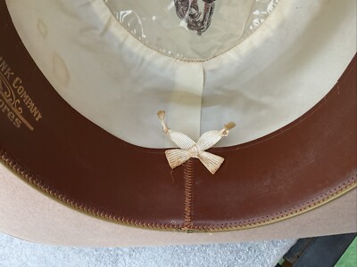 Chapeau Cowboy Stetson 3X Castor Vintage Années 50/60 Taille 7 1/8