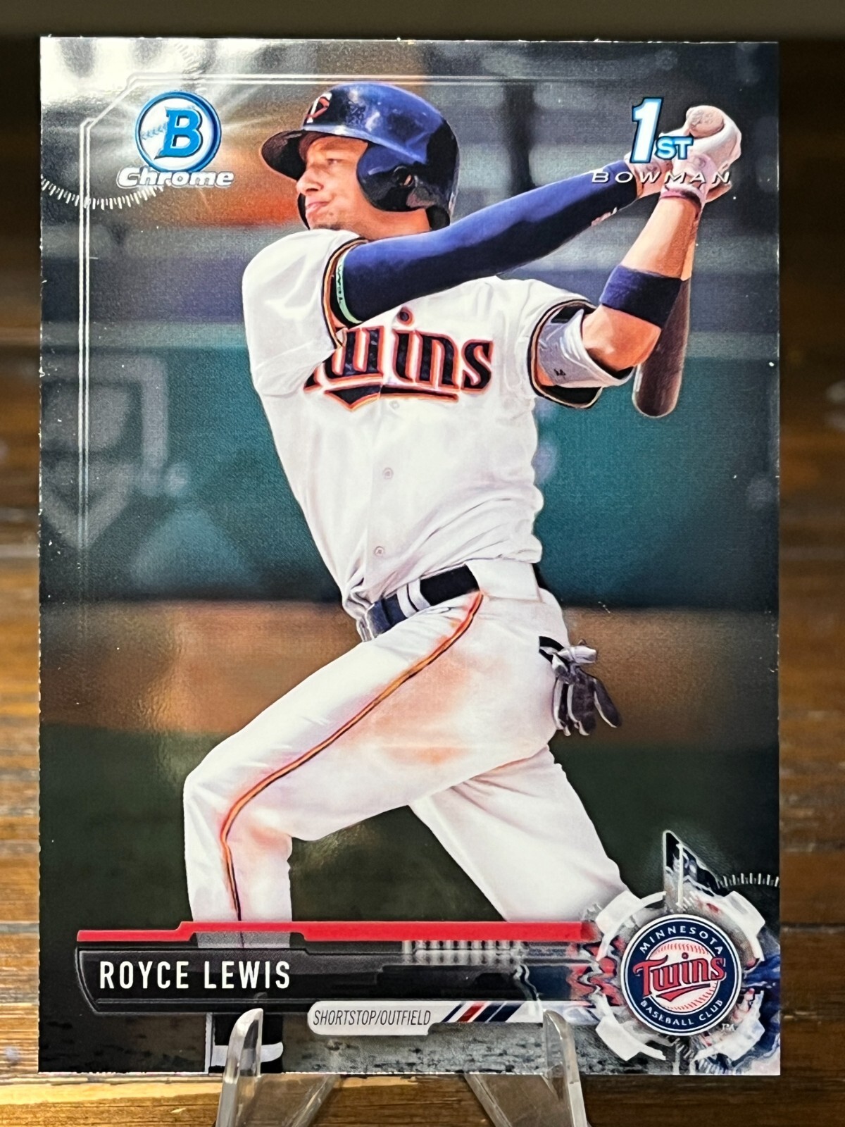 2017 Bowman Draft #BDC-1 Royce Lewis Chrome Minnesota Twins