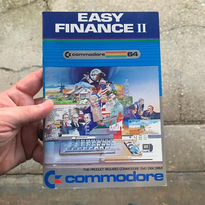 VTG Commodore 64 EASY FINANCE II Manual 1983 Commodore Electronics