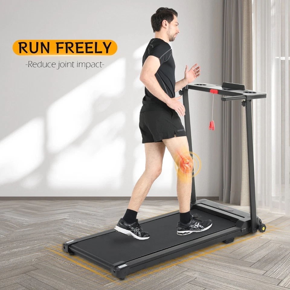 Foldable Electric Treadmill Underdesk Running & Walking Home Fitness Machine - Image 2 of 4