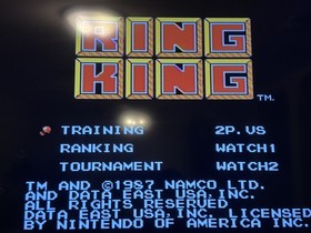 NES Sports Game Lot of 6 - Ring King, Golf (5-Screw), Super Spike V'Ball
